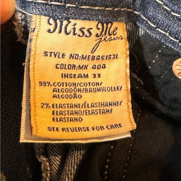 Miss Me Mid Rise Skinny size 26 jeans - Picture 6 of 12